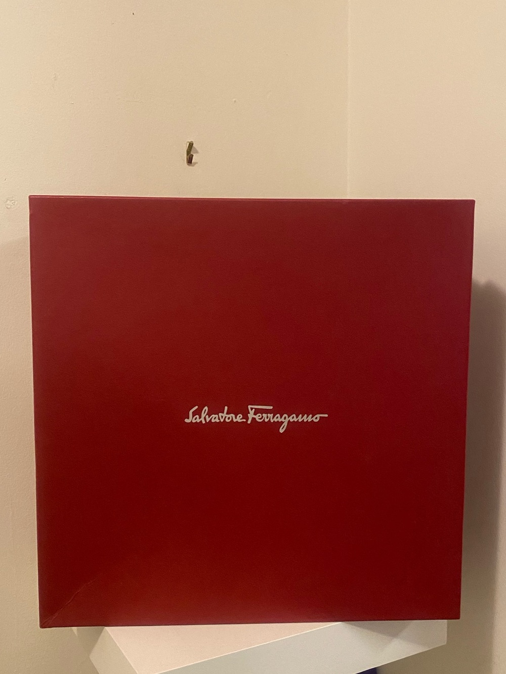 Salvatore Ferragamo Red Signature Shoe Box